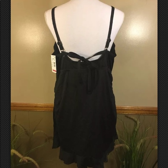 Swim Solutions Swim Swim Solutions Flyaway Tummy Control Swimdress